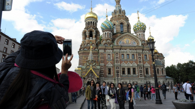 В этом году иностранцы стали чаще посещать Россию на 25%