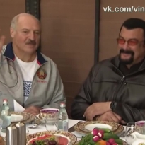 Обед Лукашенко и Сигала