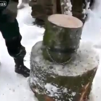 Как рубить дрова без возни