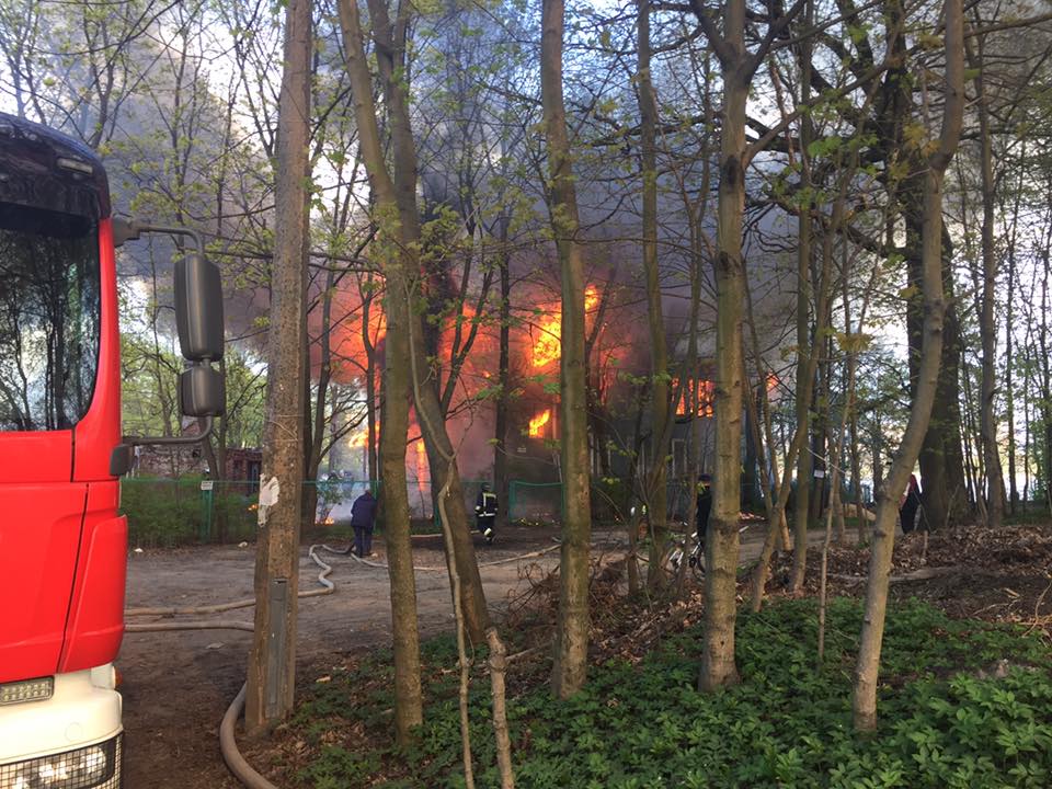 Дача Университета профсоюзов на Суздальских озерах полностью выгорела