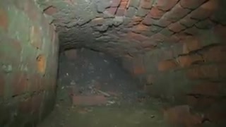 Появилось видео из загадочного подземного хода под Дворцовой фермой в Гатчине