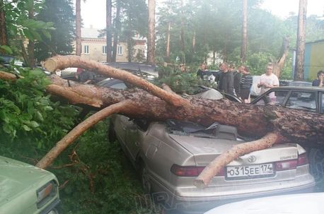 ураган в челябинске 14 июня видео