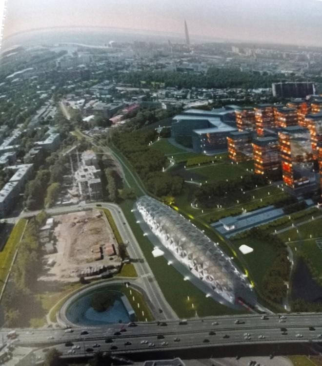 В сети опубликовали проект новой станции возле "Лахта-центра" 
