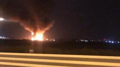 Пожар в промзоне на Волховском шоссе был локализован 