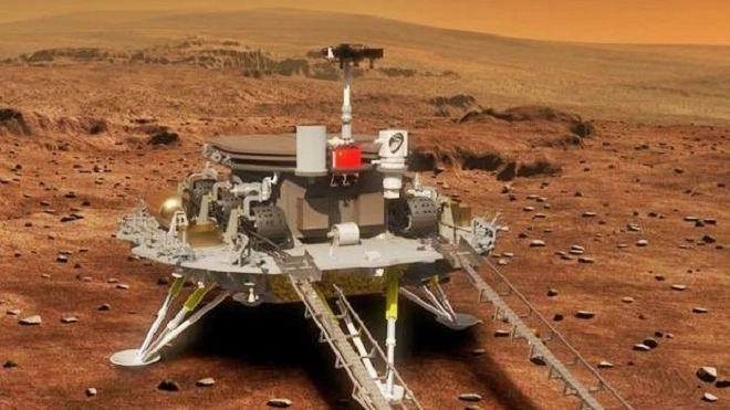 Глава "Роскосмоса" Рогозин поздравил Китай с посадкой зонда на Марс
