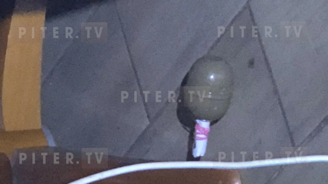 В Петербурге неизвестный кинул гранату в окно квартиры