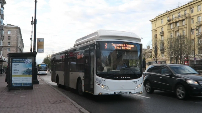 Неизвестные с битами набросились на водителя автобуса в Петербурге