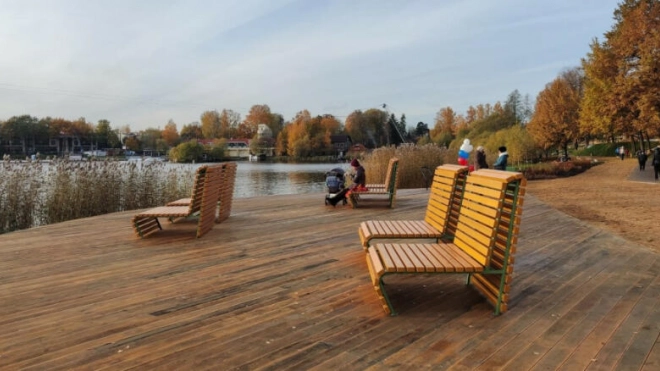 Благоустройство общественного пространства возле Среднего Суздальского озера завершено