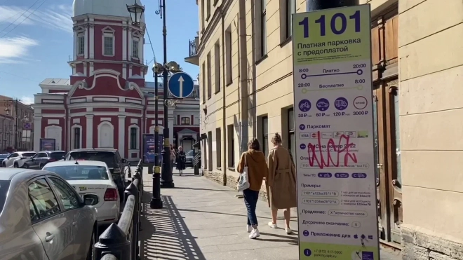 В марте могут запустить поминутную оплату парковки в Петербурге