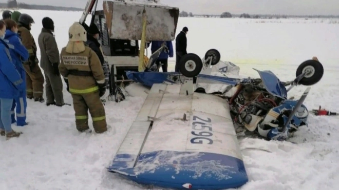 Стала известна причина падения легкомоторного самолета в Ломоносовском районе