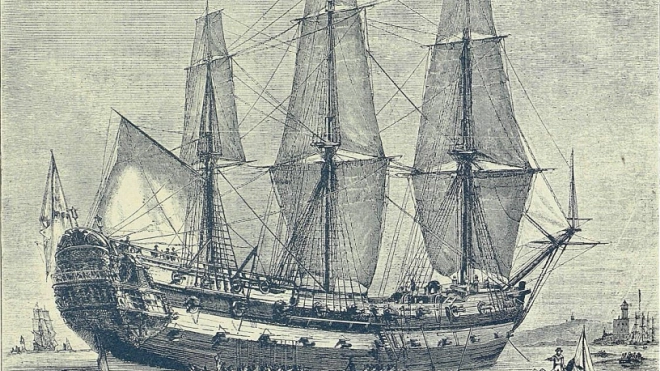 Морской инженер создал копию парусника "Ингерманланд"