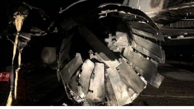 На украинском аэродроме автомобиль врезался в МиГ-29