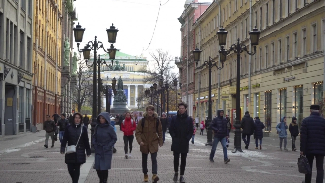 "Желтый" уровень опасности объявлен на двое суток в Петербурге