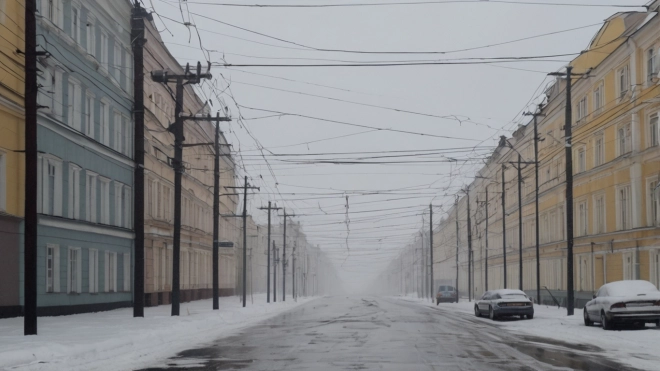 В Петербурге 20 ноября усилится ветер и ожидается налипание снега