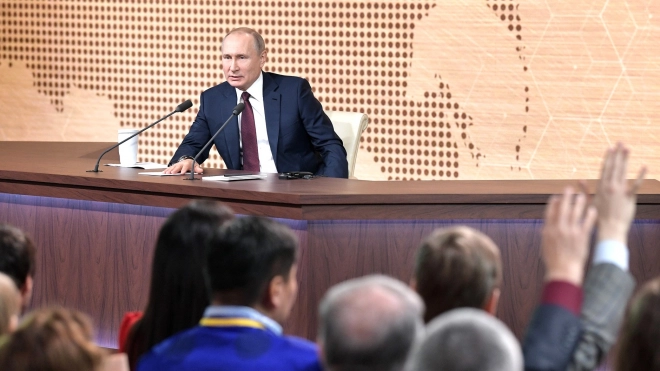 Путин в 2021 году планирует провести большую пресс-конференцию 