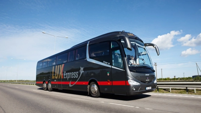 Lux Express увеличит число автобусов из Петербурга в Ригу и Хельсинки
