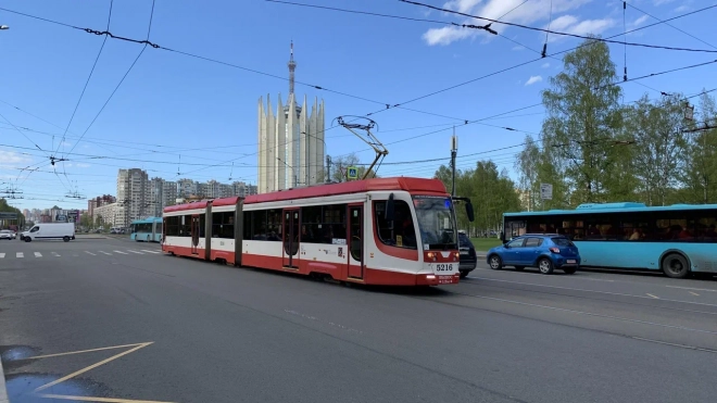 В Петербурге трамвайная линия "Славянка" получила допфинансирование