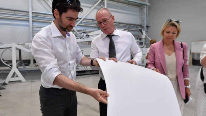 В Ленобласти заработал новый завод по производству листовых пластиков полного цикла 