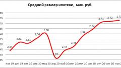 Средний размер ипотечного кредита в РФ в ноябре составил 2,73 млн рублей