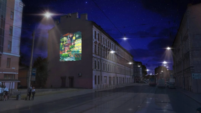 В честь Дня города фасады домов украсят яркие светопроекции детских рисунков