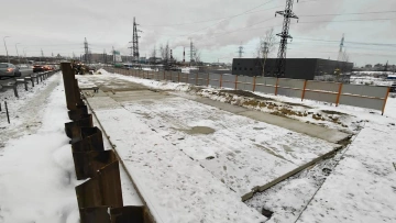 В Кудрово начали строить развязку с Мурманским шоссе