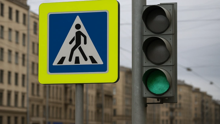 В Петербурге очистили более 7000 знаков и светофоров от граффити и рекламы за три месяца