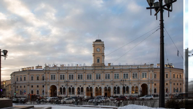 Для уборки вокзалов Петербурга использовали 1800 кг противоледных средств за последние сутки