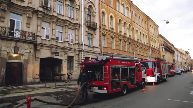 МЧС локализовало пожар в отеле на Садовой улице