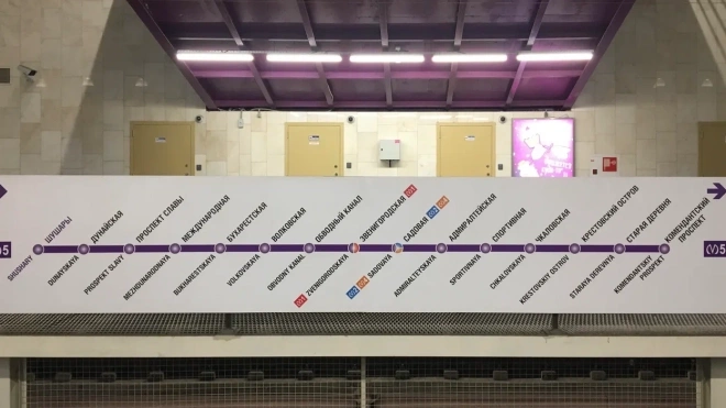 С сентября на фиолетовой ветке метро запустят укороченные поезда
