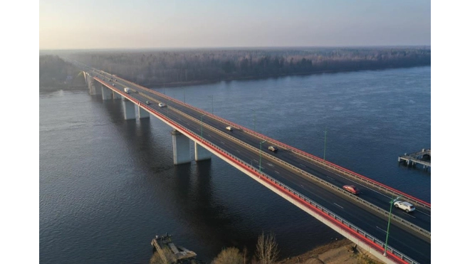 Ладожский мост на трассе "Кола" перекроют почти на час 19 апреля