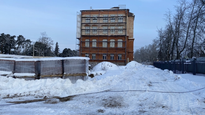 Реконструкция школы №434 в Сестрорецке должна завершиться к новому учебному году