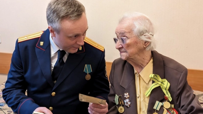 В Петербурге следователи навестили 108-летнюю блокадницу Нину Чернядьеву