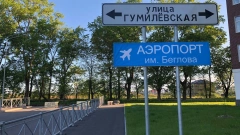 В Пушкинском районе Петербурга появился "аэропорт имени Беглова"