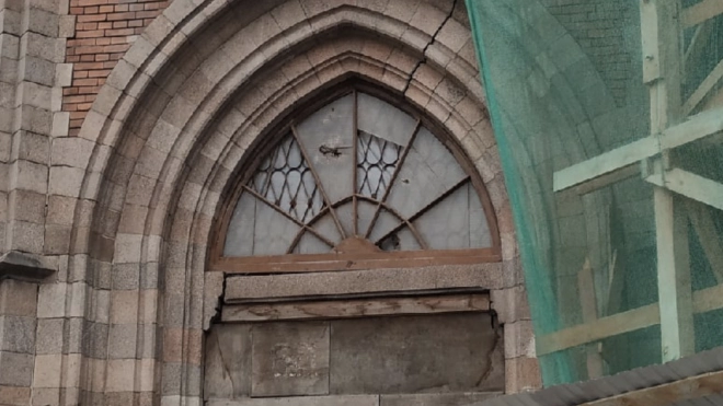 Реставрацию крыши церкви Святейшего Сердца Иисуса на Бабушкина планируют закончить в 2021 году