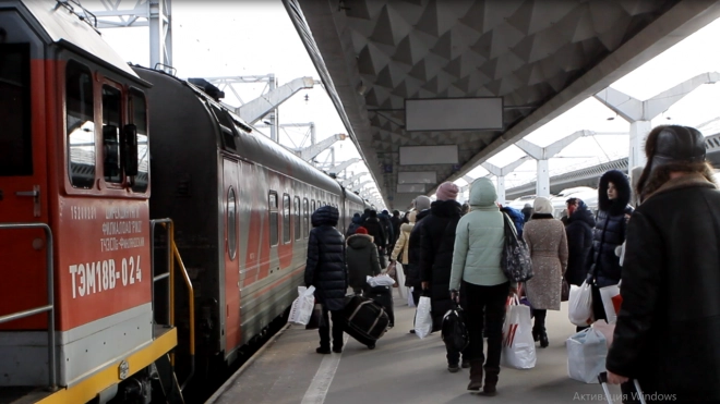 К мартовским праздникам РЖД добавит поезда на маршрут Москва–Петербург