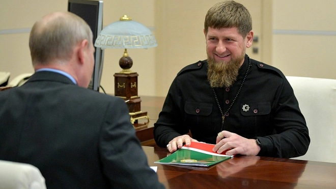 Пресс-служба Кадырова сообщила о его встрече с Путиным в Москве