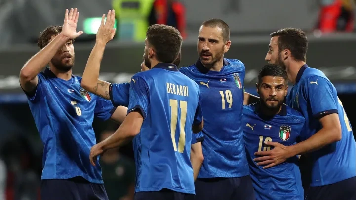Сборная Италии стала первой командой, вышедшей в плей-офф Евро-2020