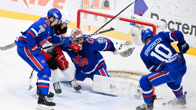 СКА обыграл ХК "Витязь", одержав победу в десятом матче КХЛ подряд