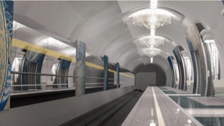 Строители показали, как будет выглядеть станция метро "Театральная"