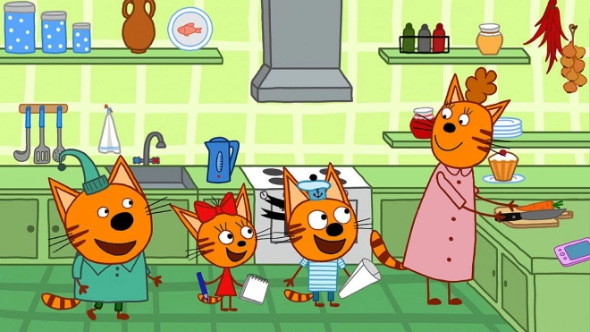 СТС анонсировал выход полнометражной версии мультсериала "Три кота"