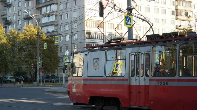 Из-за ремонта трамвайных путей на проспекте Стачек временно закрывается движение трамвая №52