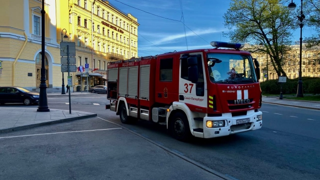 Шесть автомобилей ночью сгорели на улице Вишерской в Шушарах