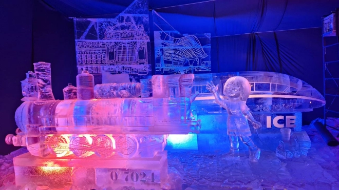 Почти 260 тысяч человек посетили фестиваль ледовых скульптур "КроншЛёд" в Петропавловской крепости