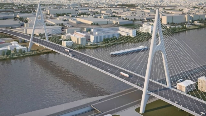 Проект планировки территории для строительства Большого Смоленского моста в Петербурге утвержден