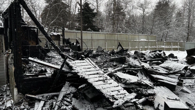 Стали известны детали пожара в Токсово, в котором погиб ребенок
