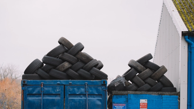 В Ленобласти на переработку сдали 40 тонн покрышек