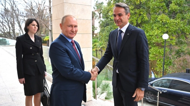 Путин: товарооборот между РФ и Грецией практически достиг допандемийного уровня