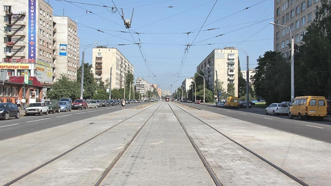 Реконструкция контактной сети трамвая пройдет на участке Купчинской улицы 