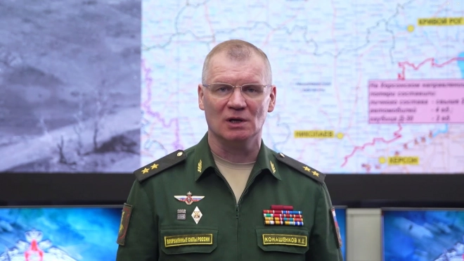 Минобороны РФ: российские военные поразили в Херсонской области ангары украинской теробороны