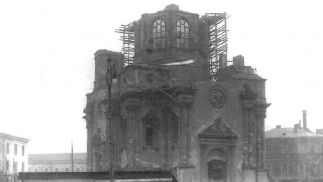 Фундамент Благовещенской церкви на площади Труда признан памятником